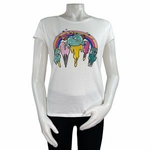 🦄YFL Reserved Unicorn "Cutie" Shirt Sleeve Casual Graphic Tee🦄